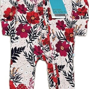 6-9 Posh Peanut Chloe Ruffled Footie